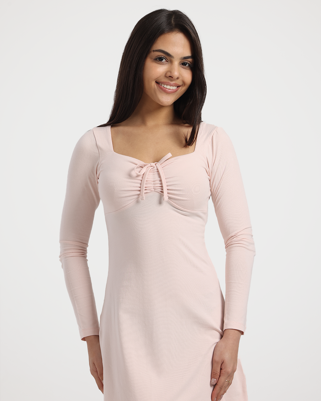 Modal Lycra Sleeve Dress