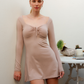 Modal Lycra Sleeve Dress