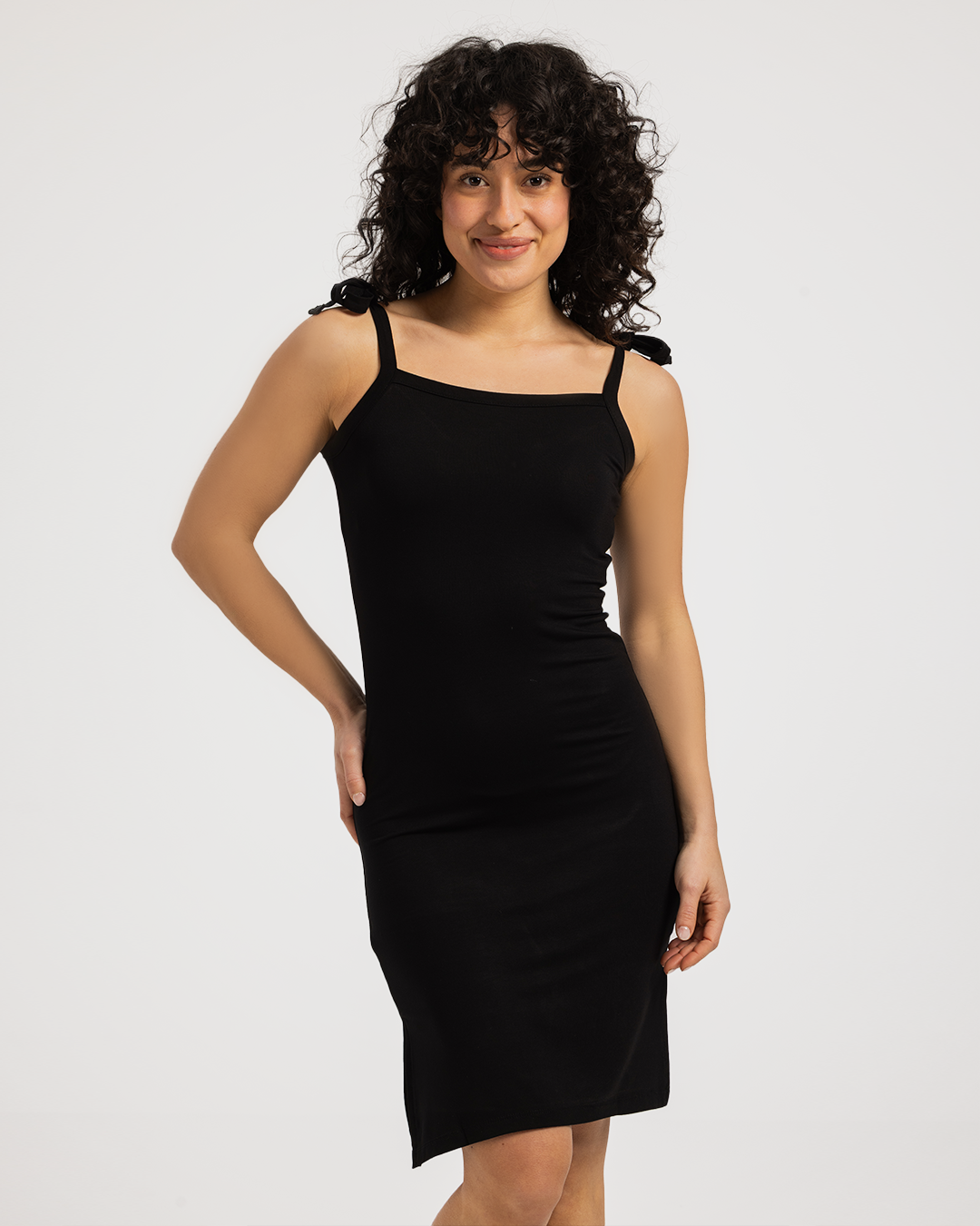 Women dress with ribbons