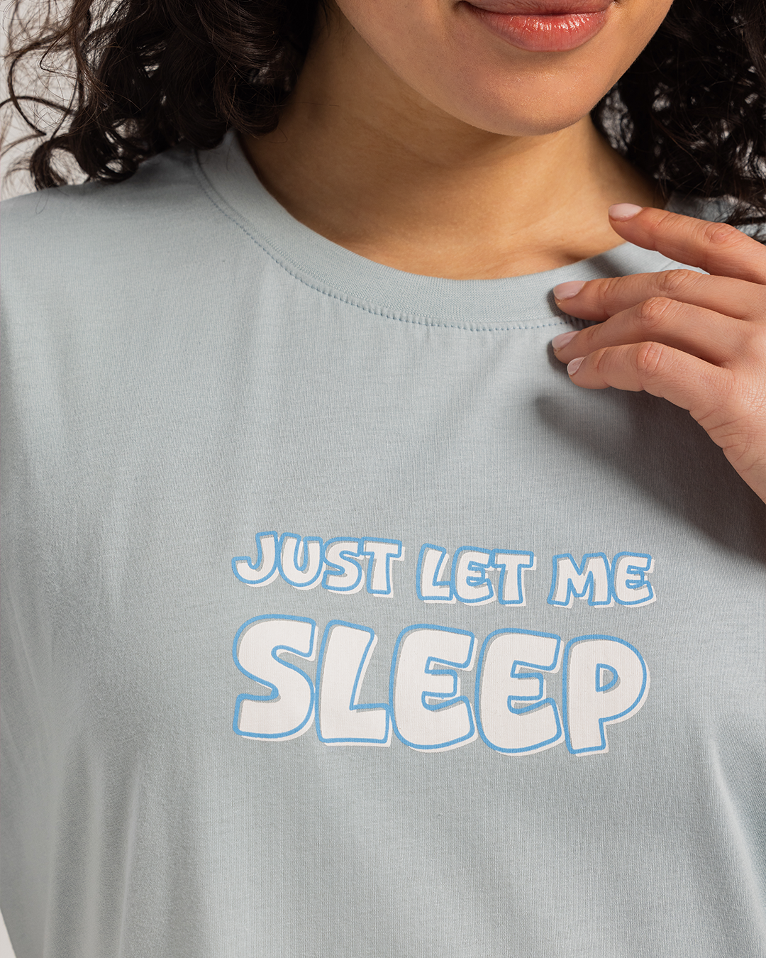 نايت شيرت حريمي فقط دعني انام