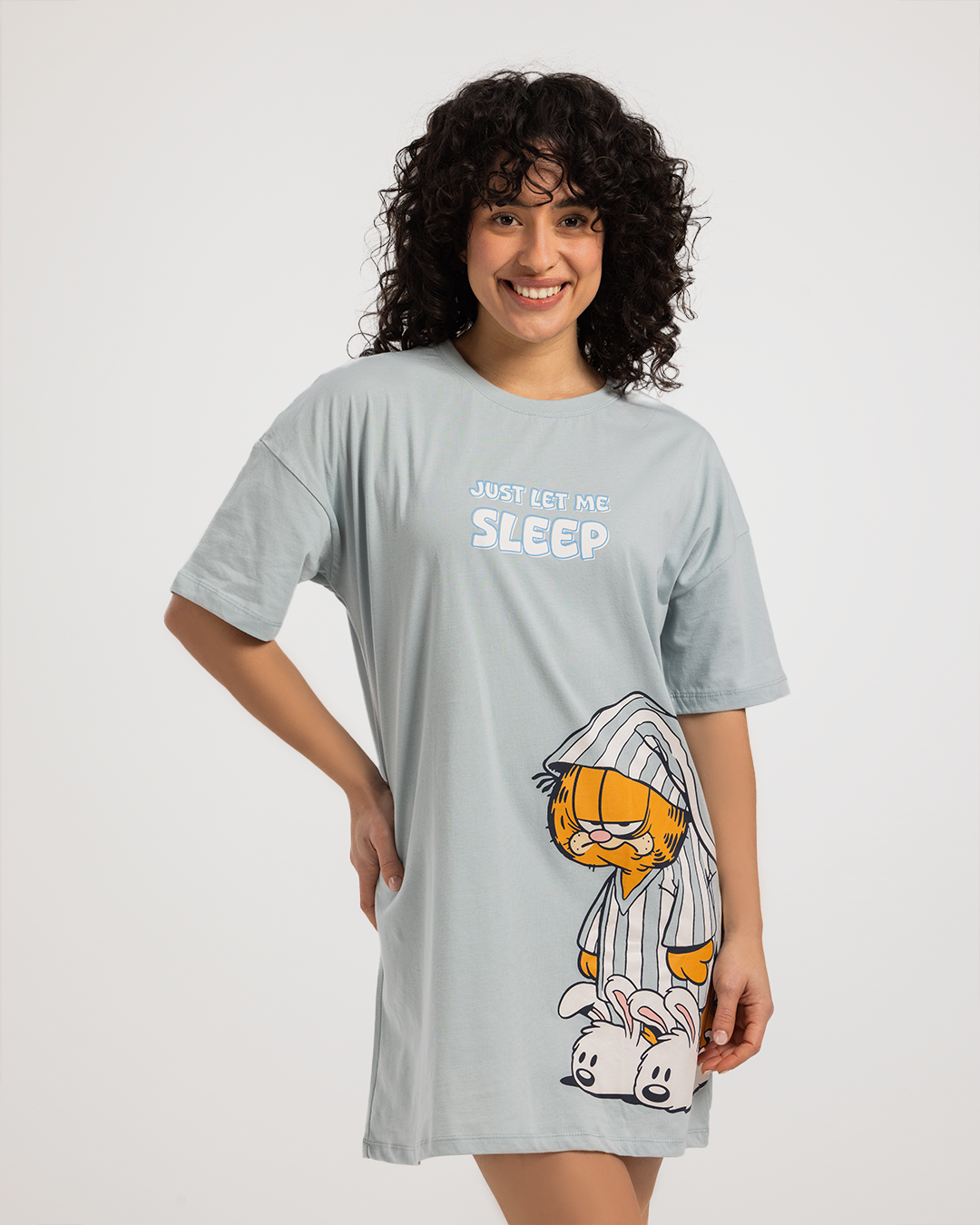 نايت شيرت حريمي فقط دعني انام