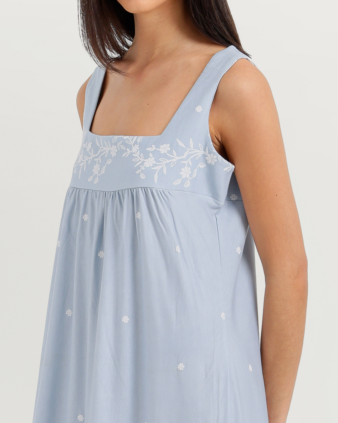 Women's Nightgown with Wide Straps