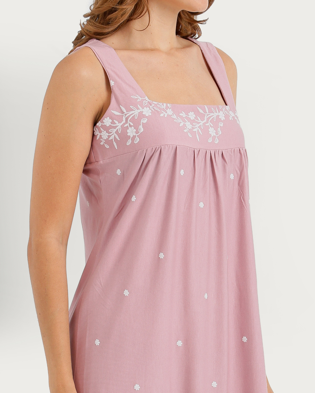 Women's Nightgown with Wide Straps
