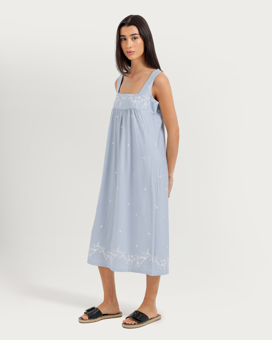 Women's Nightgown with Wide Straps