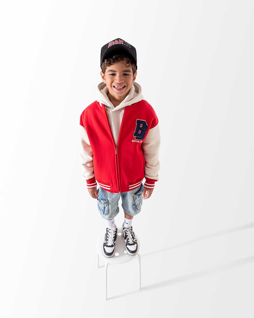 BOSTON جاكيت بيسبول  146 كريمي