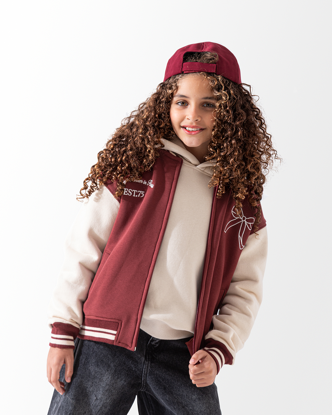 M  جاكيت بيسبول  146 ناتي فيونكه قرميزى