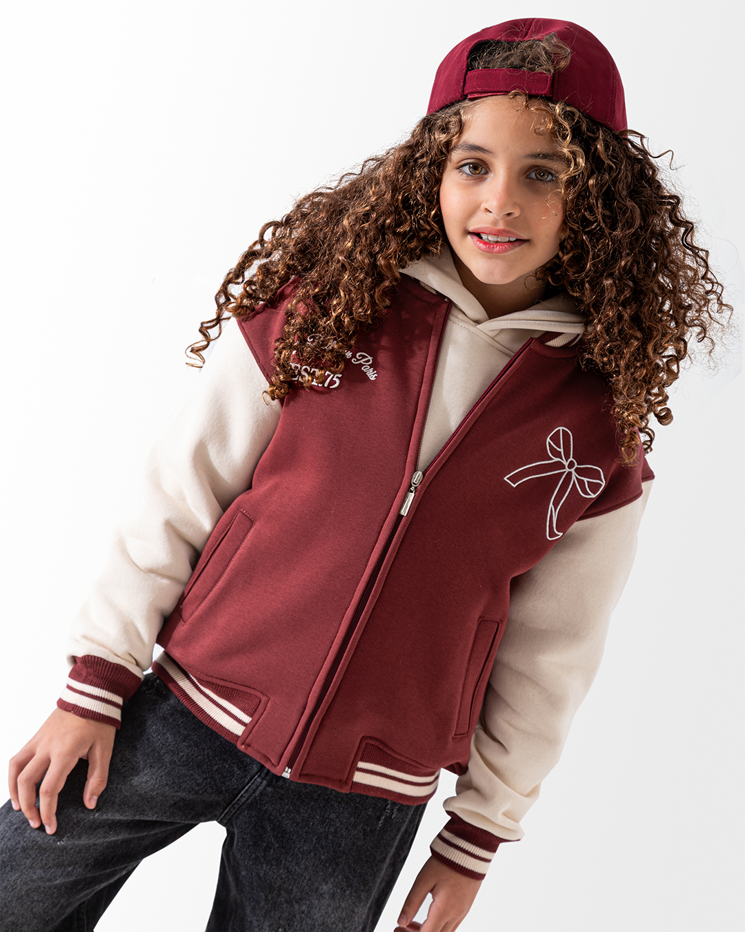 M  جاكيت بيسبول  146 ناتي فيونكه قرميزى