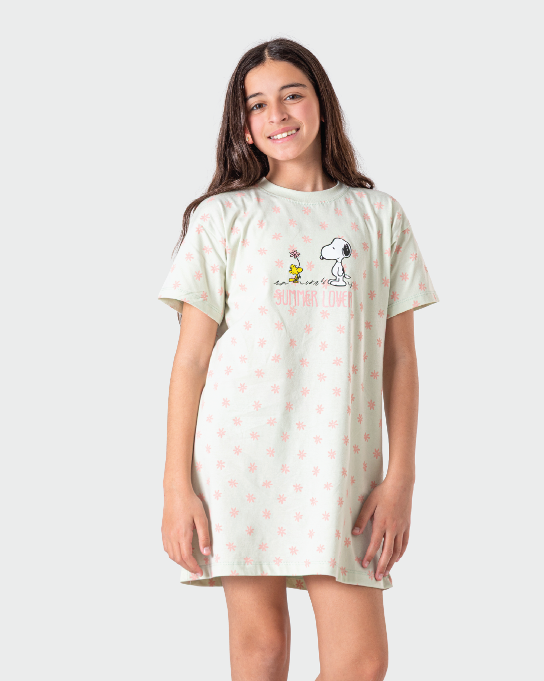 نايت شيرت بناتي ورود