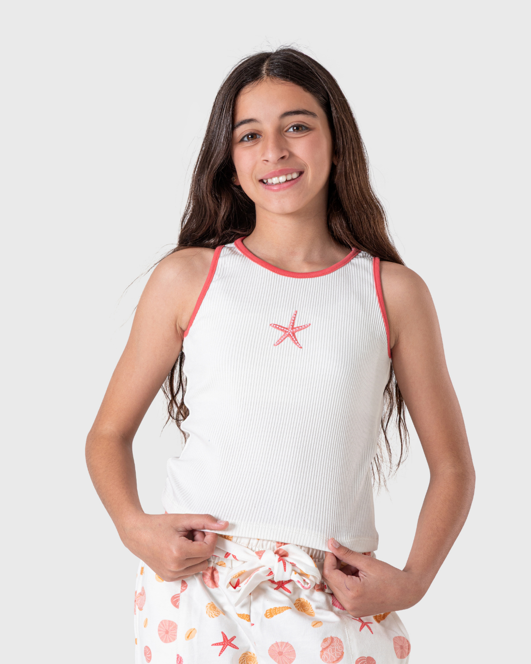 بيجاما بنطلون سمر ملتون قواقع بحريه