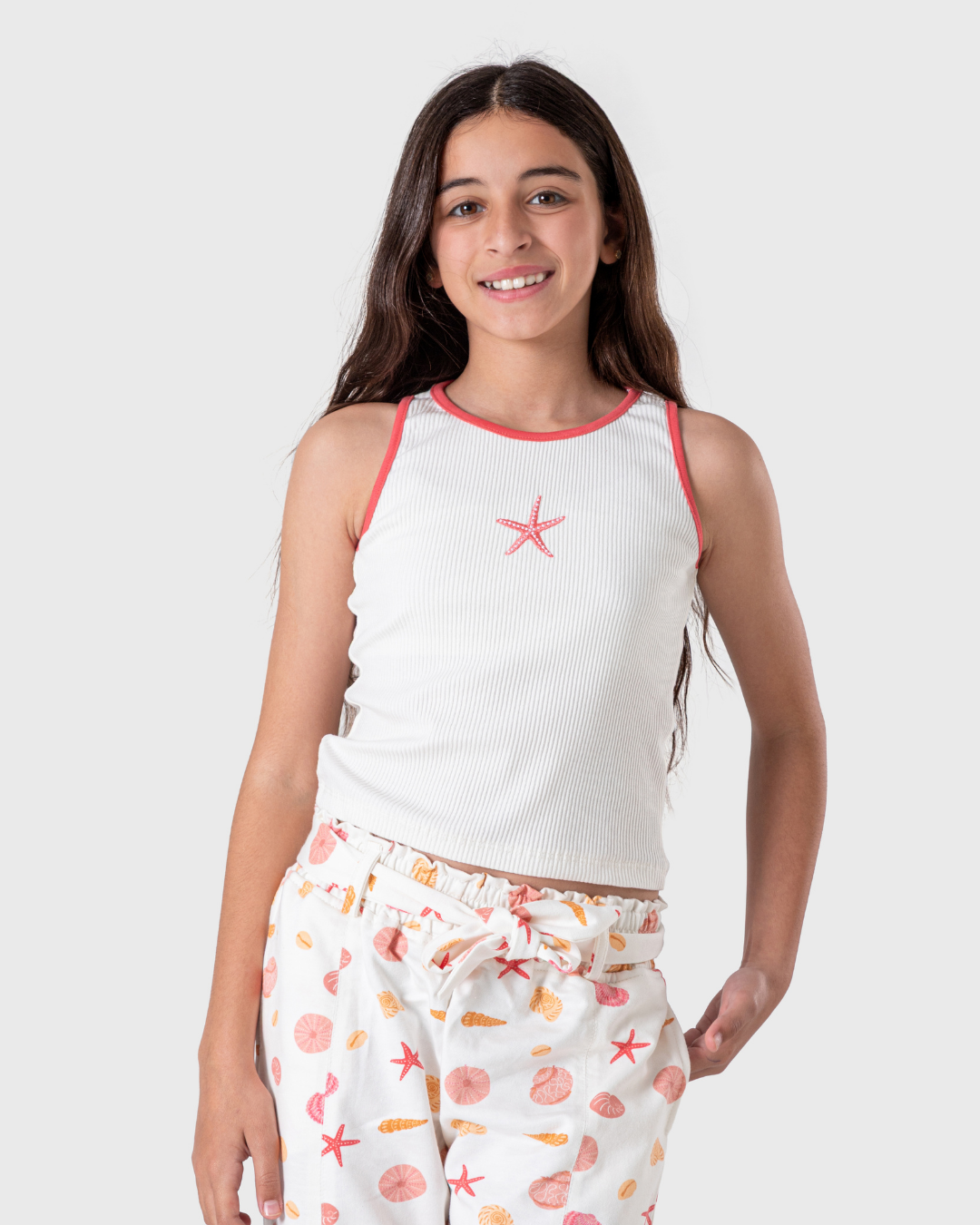 بيجاما بنطلون سمر ملتون قواقع بحريه