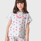بيجاما بنات بطبعة زهور بألوان ربيعية