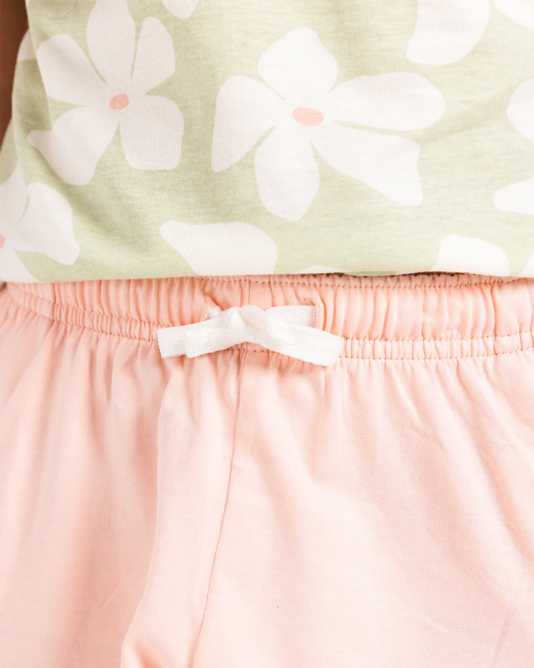 Big Flowers Girls Pajama in Candy Colors