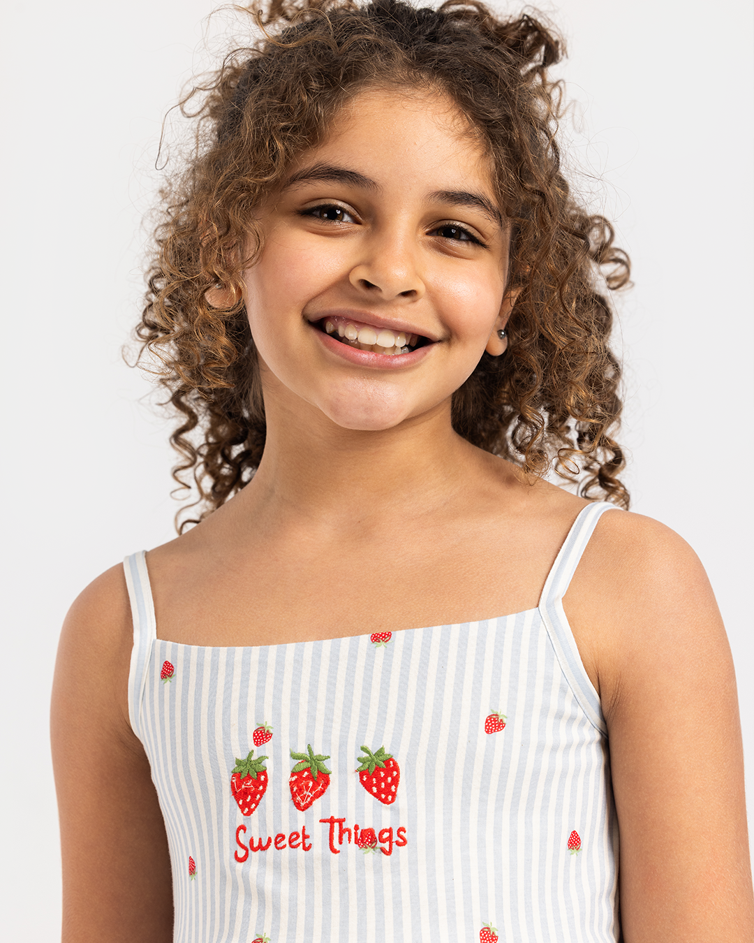 Sweet things Dress in strawberry stripe