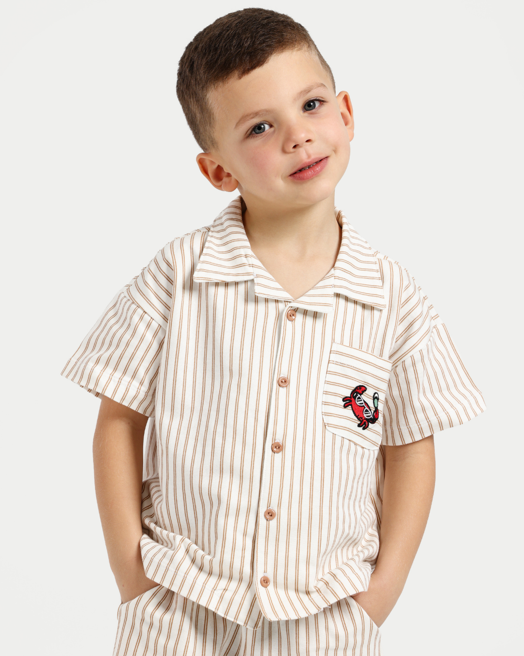 Ocean Vibes Stripes Boys Pajama