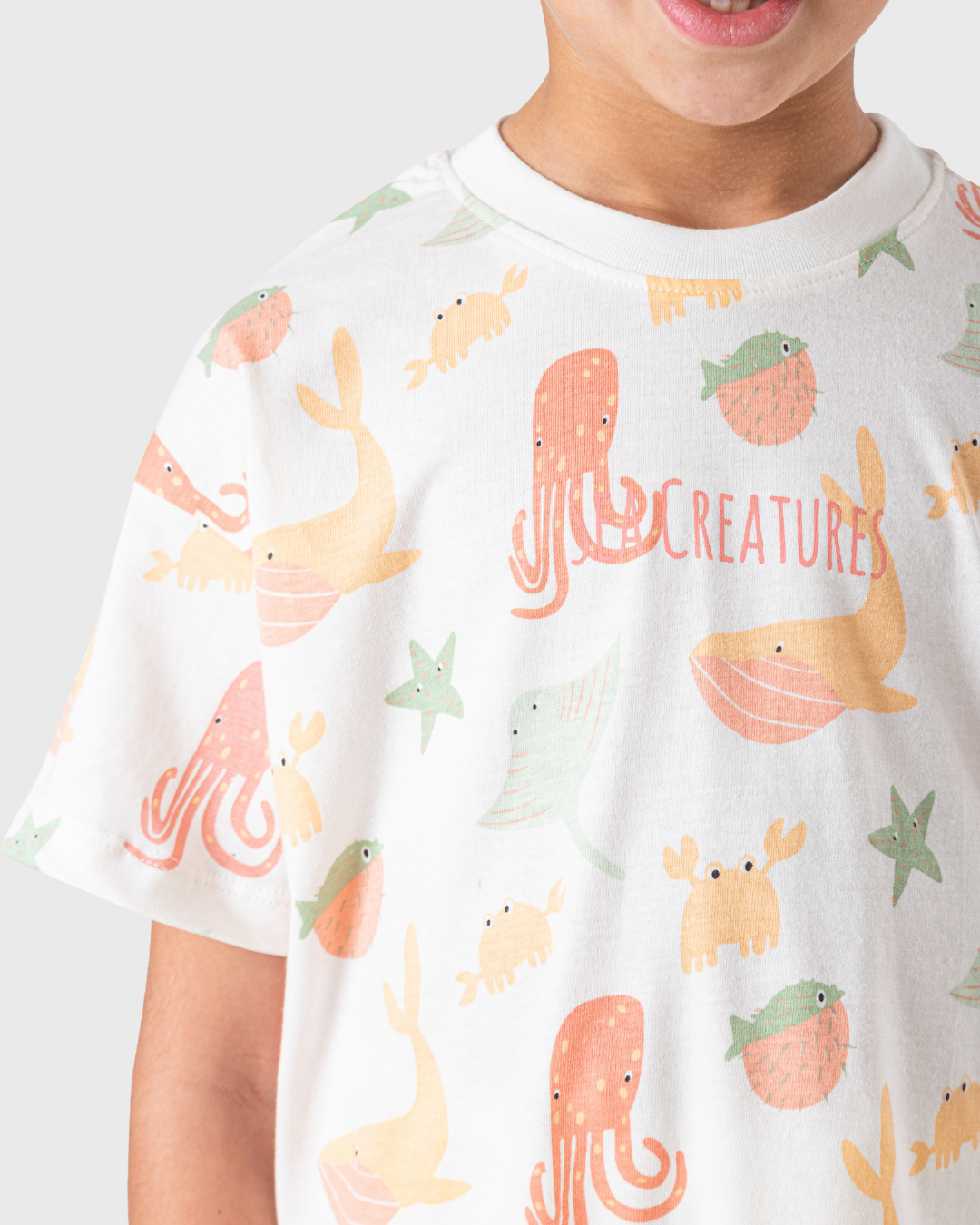 My boys' pajamas are inspired by ocean creatures