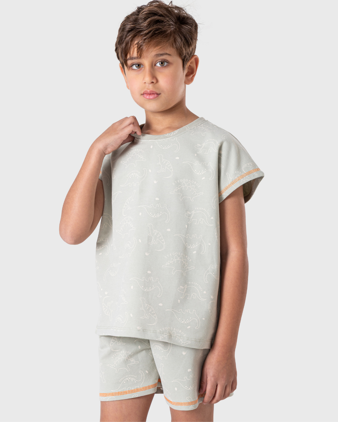 يجاما أولاد بطبعة ديناصور ولمسات نيون