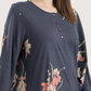 Women's Long Printed Nightshirt with Long Sleeves