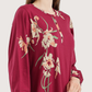 Women's Long Printed Nightshirt with Long Sleeves