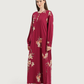 Women's Long Printed Nightshirt with Long Sleeves