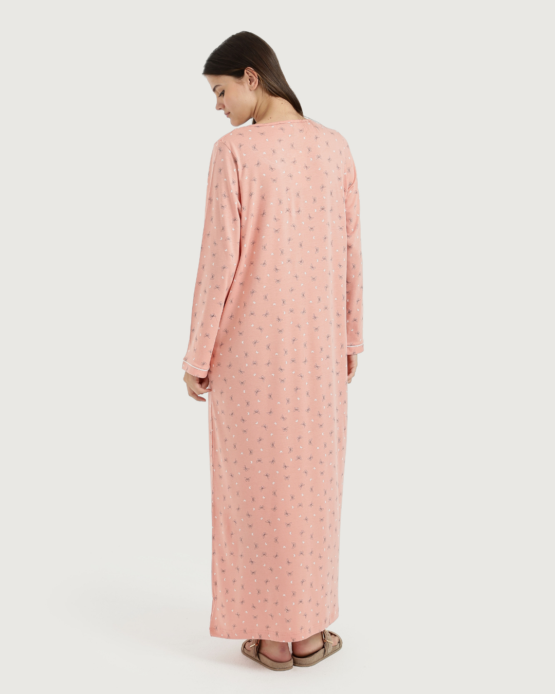 قميص نوم حريمي طويل كم