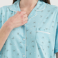 Women's half-sleeved pajama with pants