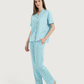 Women's half-sleeved pajama with pants