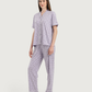 Women's half-sleeved pajama with pants