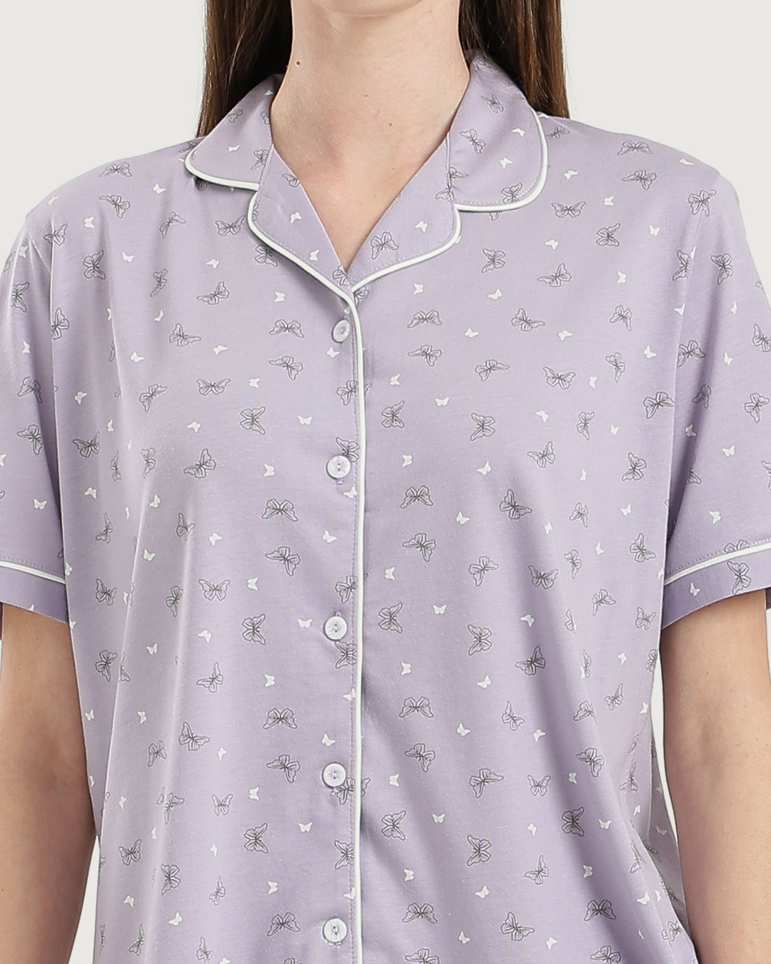 Women's half-sleeved pajama with pants