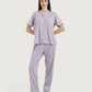 Women's half-sleeved pajama with pants