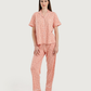 Women's half-sleeved pajama with pants