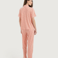 Women's half-sleeved pajama with pants