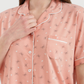 Women's half-sleeved pajama with pants