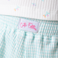 Cute girls' pajamas with a cheerful floral print
