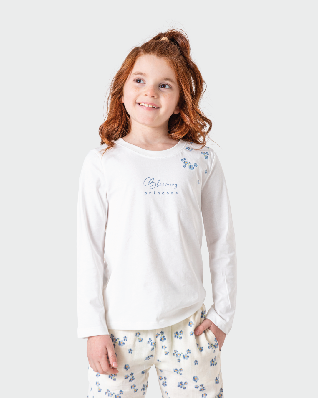 بيجاما بنطلون أنيقة بألوان كريمية