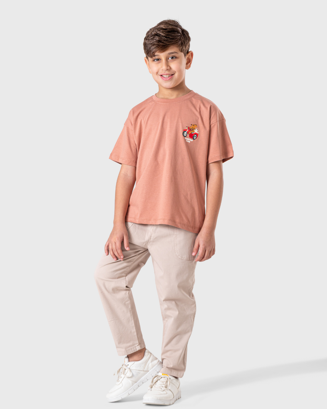 Modern boy's set with trousers