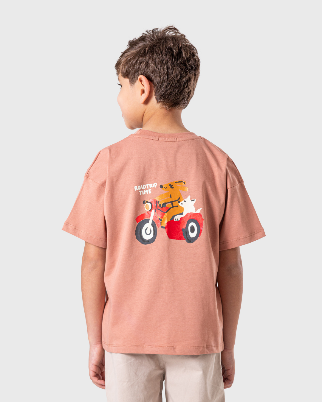 Modern boy's set with trousers