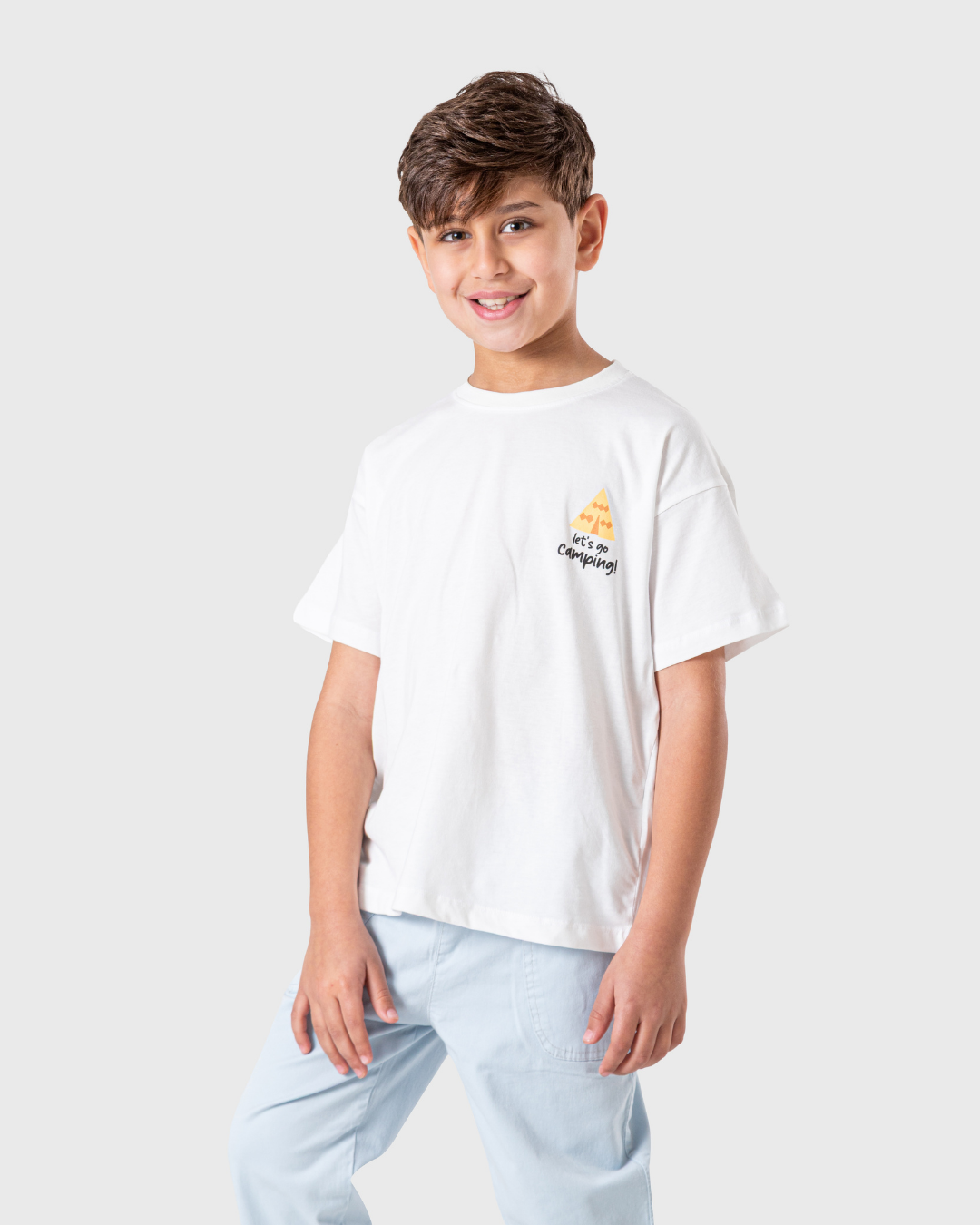 Modern boy's set with trousers