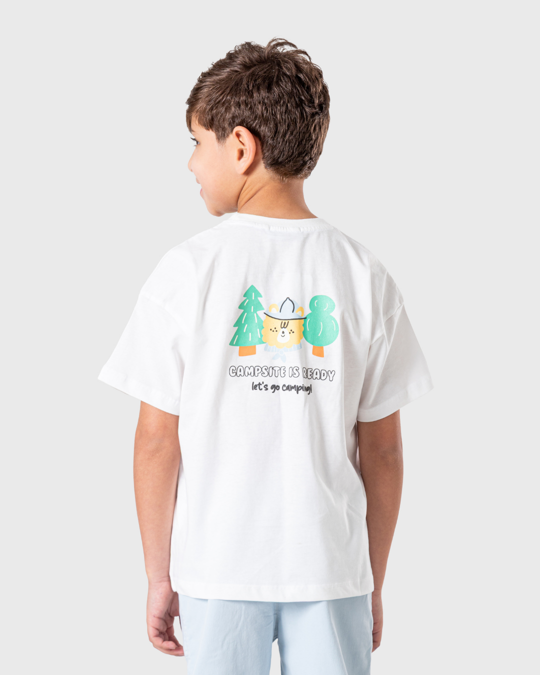 Modern boy's set with trousers