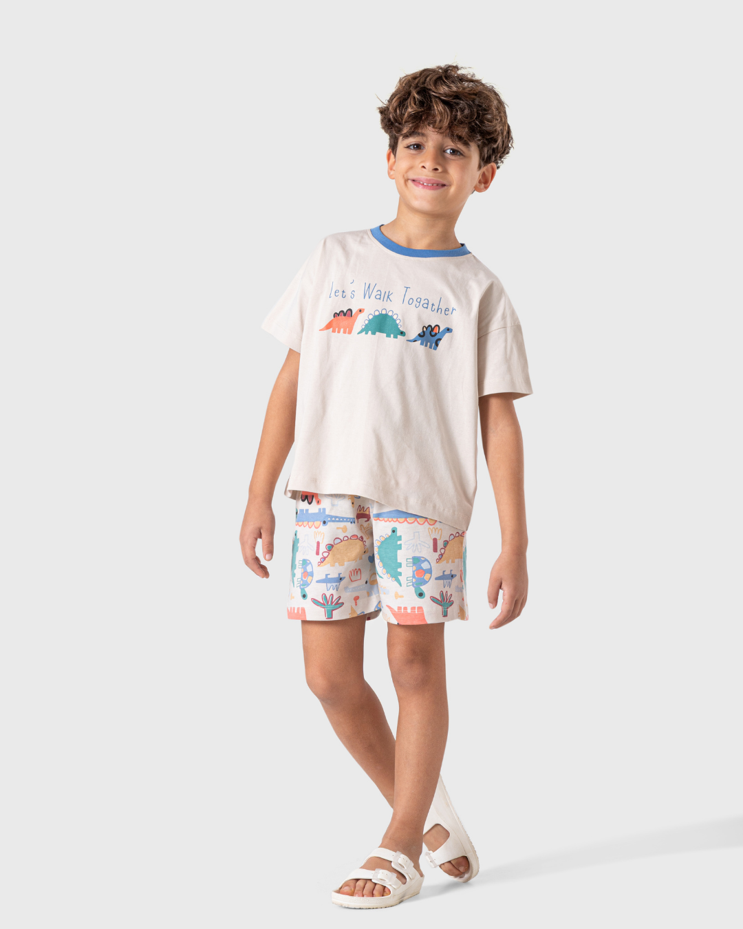 بيجاما شورت ديناصورات ألوان