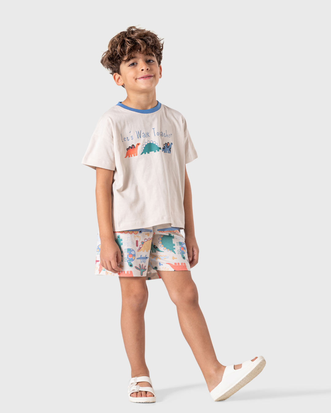 بيجاما شورت ديناصورات ألوان