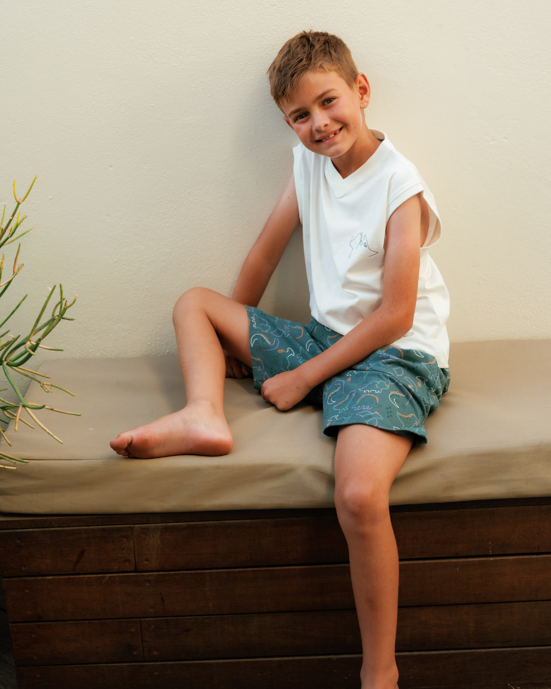 Boys' Pajama with Dinosaurs