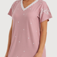 Women's Lycra Short Sleeve Nightshirt