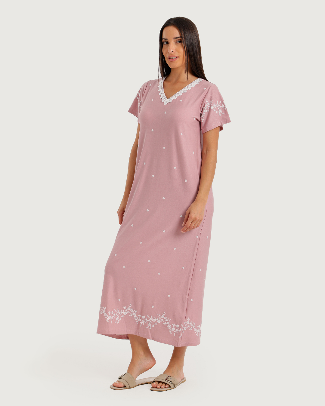 Women's Lycra Short Sleeve Nightshirt