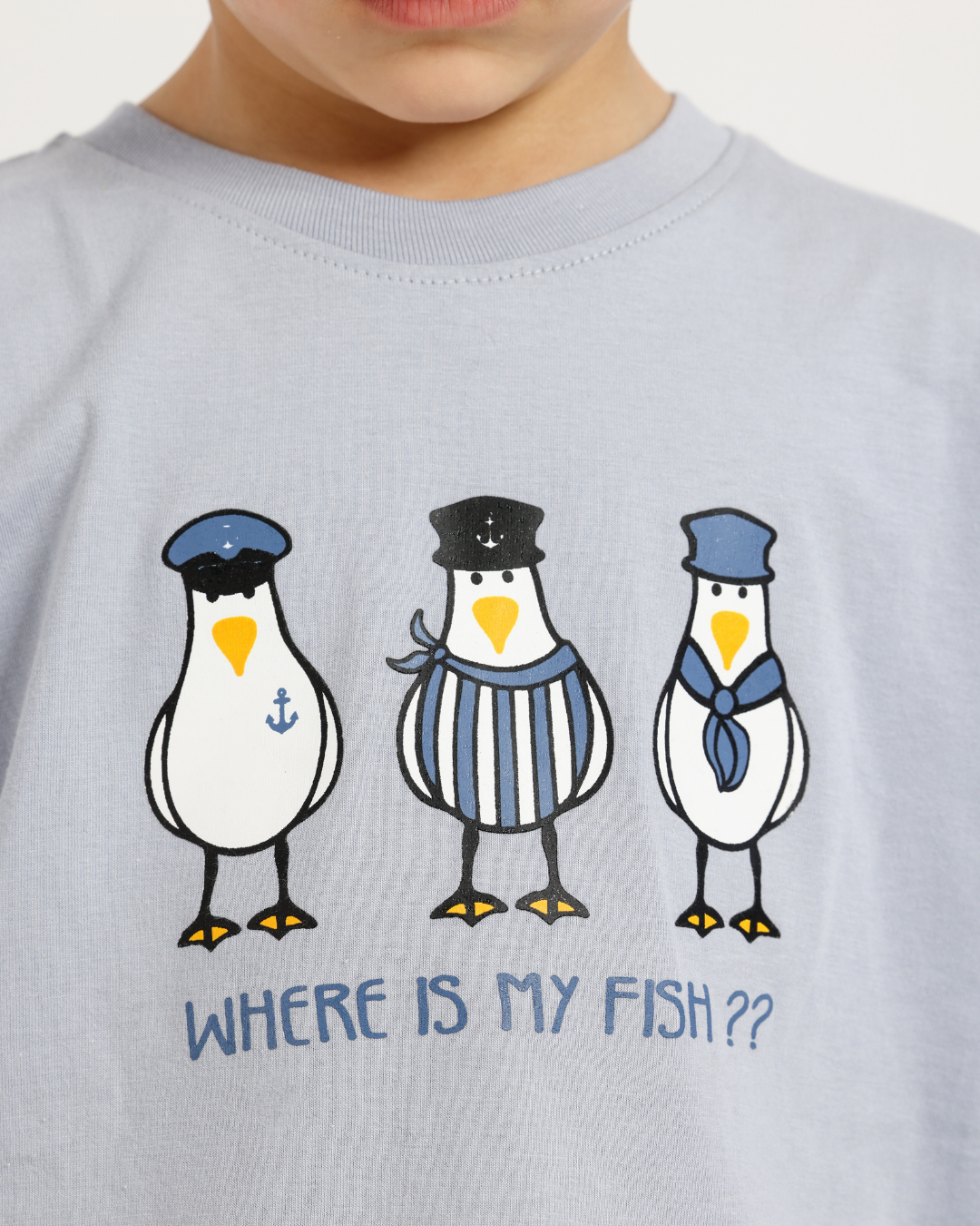 Where is my fish? boys pajama set