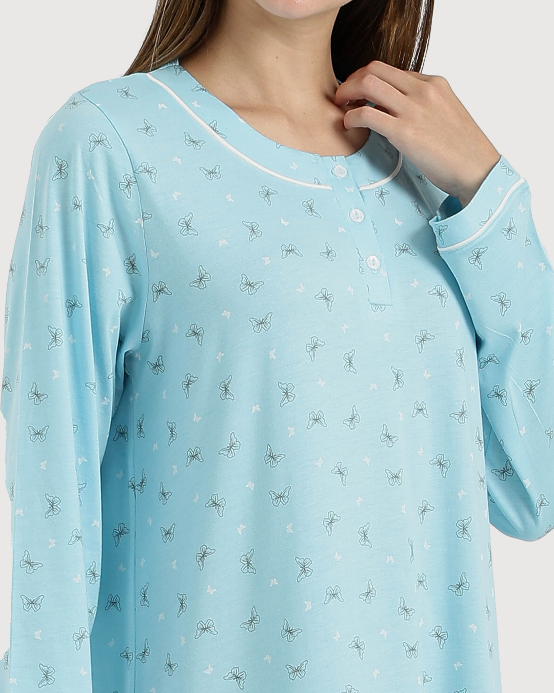 قميص نوم حريمي طويل كم