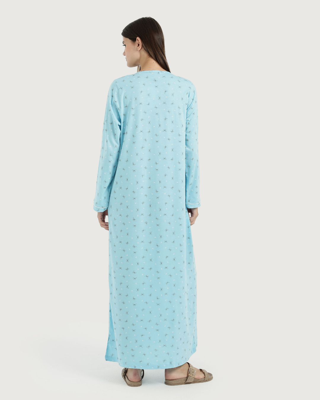 قميص نوم حريمي طويل كم