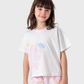 Pajamas with pants and shell top