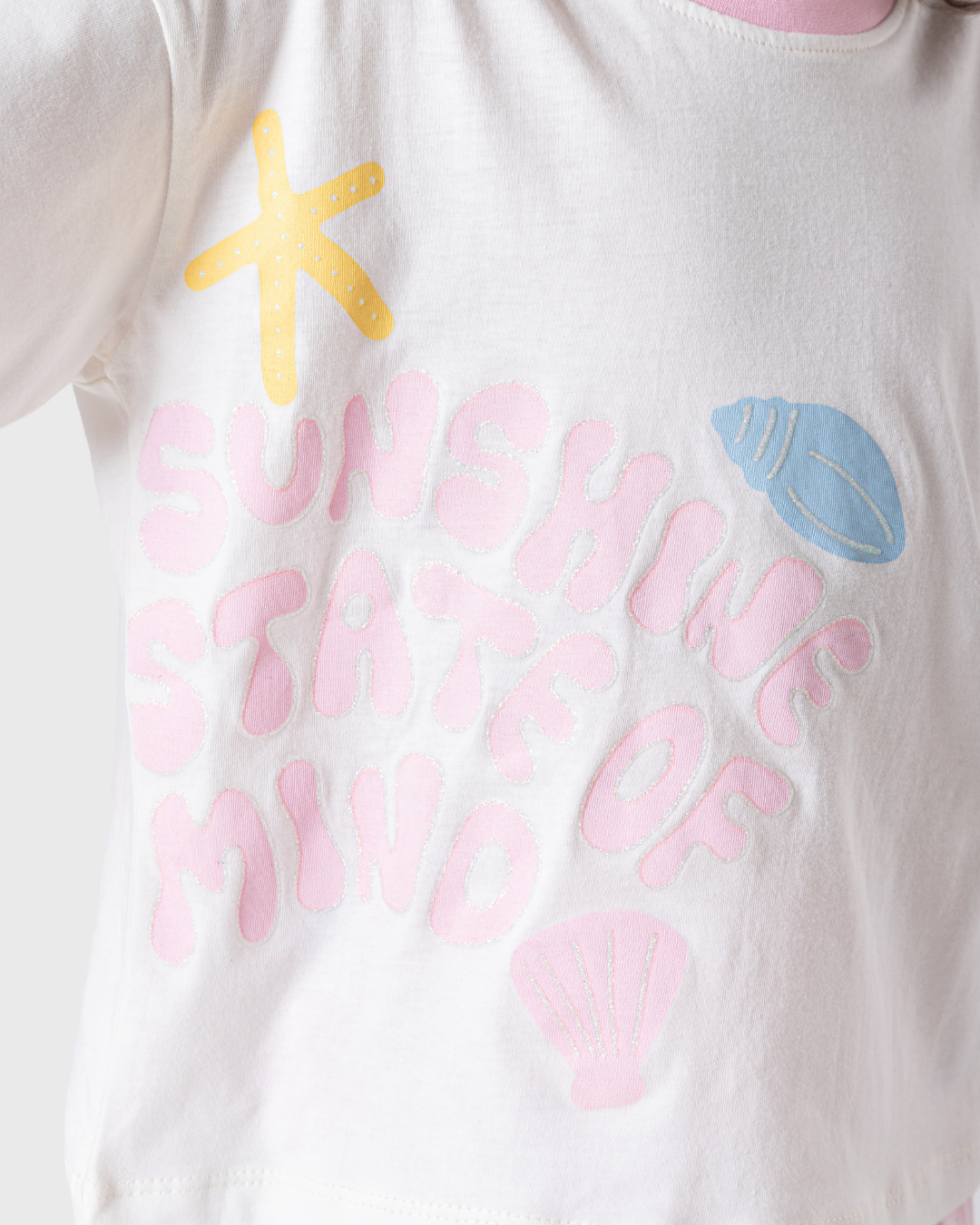 Pajamas with pants and shell top