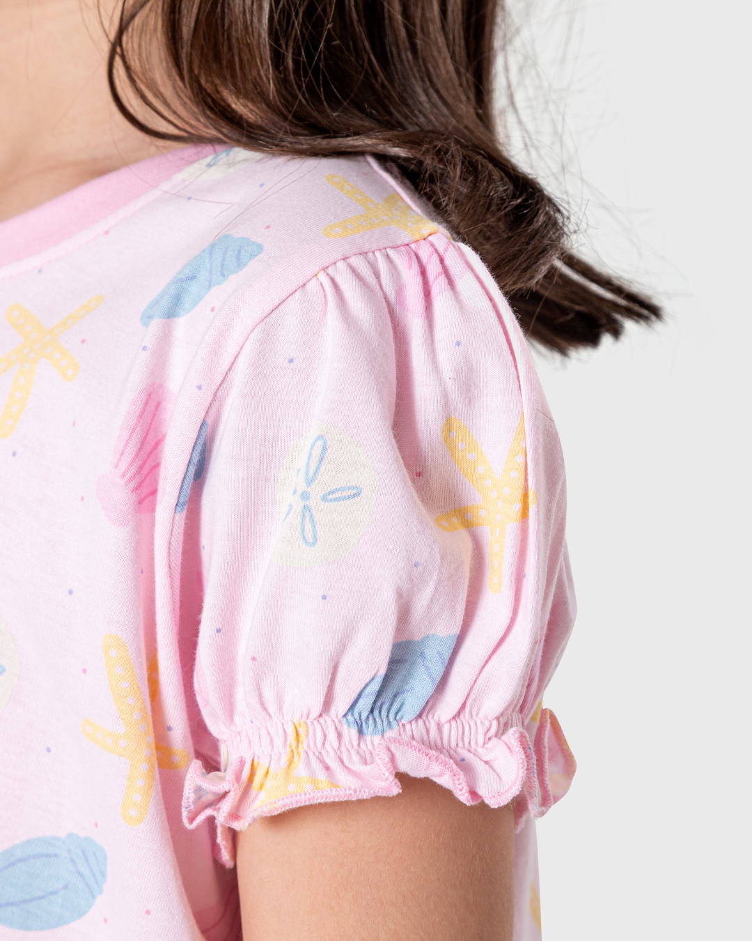 بيجاما توب و شورت مطبوع