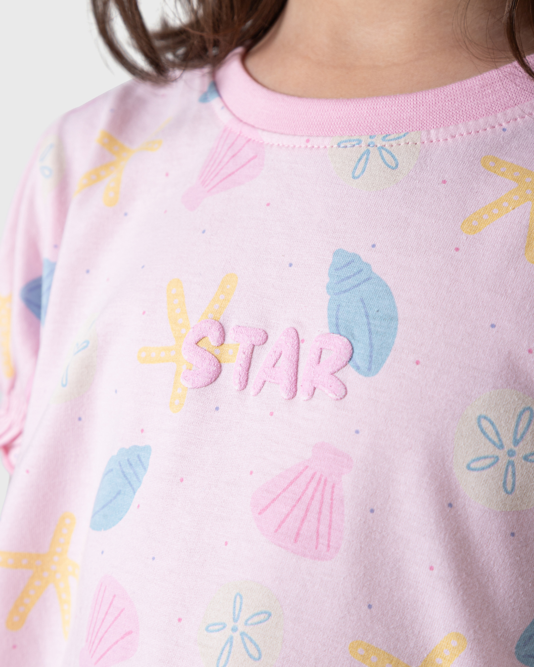 بيجاما توب و شورت مطبوع